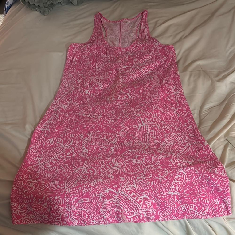 Lilly Pulitzer Pink and White Dress